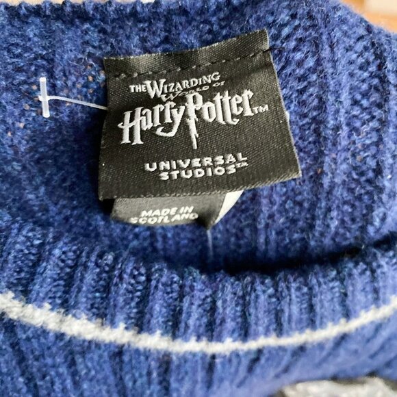 NWT Universal Studios Harry Potter Ravenclaw Quidditch Wool Pullover XS - Picture 5 of 8
